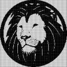 LION HEAD 11 CROCHET AFGHAN PATTERN GRAPH