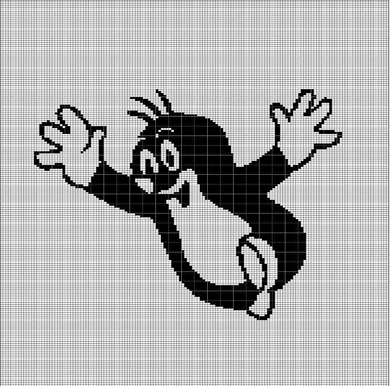 LITTLE MOLE CROCHET AFGHAN PATTERN GRAPH
