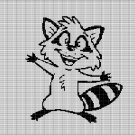 LITTLE RACOON CROCHET AFGHAN PATTERN GRAPH