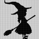 LITTLE WITCH 2 CROCHET AFGHAN PATTERN GRAPH