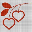 LOVE CHERRY  CROCHET AFGHAN PATTERN GRAPH