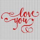 LOVE YOU CROCHET AFGHAN PATTERN GRAPH LOVE YOU CROCHET AFGHAN PATTERN GRAPH