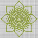 MANDALA FLOWER CROCHET AFGHAN PATTERN GRAPH