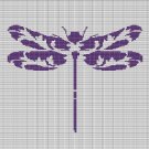 ART DRAGONFLY 2 CROCHET AFGHAN PATTERN GRAPH