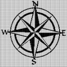 COMPASS CROCHET  AFGHAN PATTERN GRAPH
