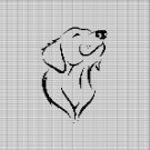 DOG HEAD 13 CROCHET AFGHAN PATTERN GRAPH