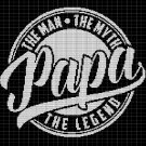 PAPA CROCHET AFGHAN PATTERN GRAPH