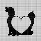 PET HEART CROCHET AFGHAN PATTERN GRAPH