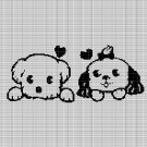 PUPPIES 2 CROCHET AFGHAN PATTERN GRAPH