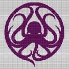 PURPLE OCTOPUS CROCHET AFGHAN PATTERN GRAPH PURPLE OCTOPUS CROCHET AFGHAN PATTERN GRAPH