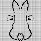RABBIT BACK 2 CROCHET AFGHAN PATTERN GRAPH