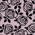 ROSES 6 CROCHET AFGHAN PATTERN GRAPH