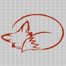 SLEEPING FOX CROCHET AFGHAN PATTERN GRAPH