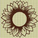 SUNFLOWER 4 CROCHET AFGHAN PATTERN GRAPH