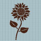 SUNFLOWER 5 CROCHET AFGHAN PATTERN GRAPH