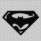 SUPER BATMAN CROCHET AFGHAN PATTERN GRAPH