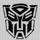 TRANSFORMERS SYMBOL 2 AFGHAN PATTERN GRAPH