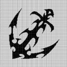 TRIBAL ANCHOR 2 CROCHET AFGHAN PATTERN GRAPH