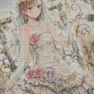Anime girl 8 cross stitch pattern in pdf DMC
