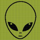 ALIEN HEAD CROCHET AFGHAN PATTERN GRAPH