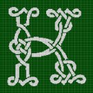 CELTIC 'K' CROCHET AFGHAN PATTERN GRAPH