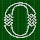 CELTIC 'O' CROCHET AFGHAN PATTERN GRAPH