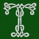 CELTIC 'T' CROCHET AFGHAN PATTERN GRAPH