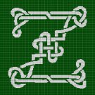 CELTIC 'Z' CROCHET AFGHAN PATTERN GRAPH
