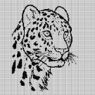 CHEETAH 2 CROCHET AFGHAN PATTERN GRAPH