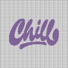 CHILL CROCHET AFGHAN PATTERN GRAPH