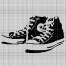 CHUCKS SHOES CROCHET AFGHAN PATTERN GRAPH