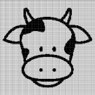 COW HEAD 3 CROCHET AFGHAN PATTERN GRAPH