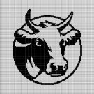COW HEAD 5 CROCHET AFGHAN PATTERN GRAPH
