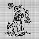 DALMATIAN CROCHET AFGHAN PATTERN GRAPH