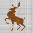 DEER 5 CROCHET AFGHAN PATTERN GRAPH