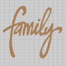 FAMILY 4 CROCHET AFGHAN PATTERN GRAPH