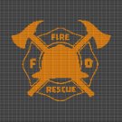 FIRE RESCUE CROCHET AFGHAN PATTERN GRAPH
