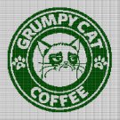 GRUMPY CAT COFFEE CROCHET AFGHAN PATTERN GRAPH