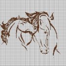 HORSE MOM AND BABY CROCHET AFGHAN PATTERN GRAPH