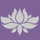 LOTUS FLOWER 2 CROCHET AFGHAN PATTERN GRAPH