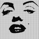 MARILYN FACE CROCHET AFGHAN PATTERN GRAPH