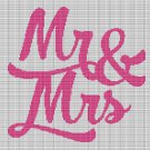 MR & MRS 5 CROCHET AFGHAN PATTERN GRAPH