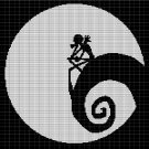 NIGHTMARE BEFORE CHRISTMAS 3 CROCHET AFGHAN PATTERN GRAPH