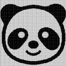 PANDA FACE 5 CROCHET AFGHAN PATTERN GRAPH PANDA FACE 5 CROCHET AFGHAN PATTERN GRAPH
