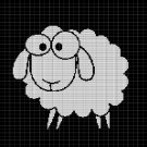 SHEEP CROCHET AFGHAN PATTERN GRAPH
