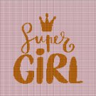 SUPER GIRL CROCHET AFGHAN PATTERN GRAPH
