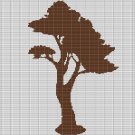 TREE 2 CROCHET AFGHAN PATTERN GRAPH