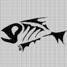 TRIBAL FISH 2 CROCHET AFGHAN PATTERN GRAPH