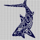 TRIBAL SHARK 3 CROCHET AFGHAN PATTERN GRAPH