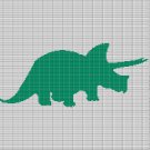TRICERATOPS CROCHET AFGHAN PATTERN GRAPH